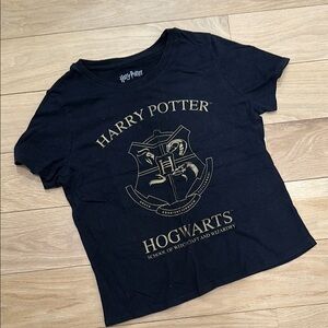 Warner Bros. Black Hogwarts Kids T-Shirt